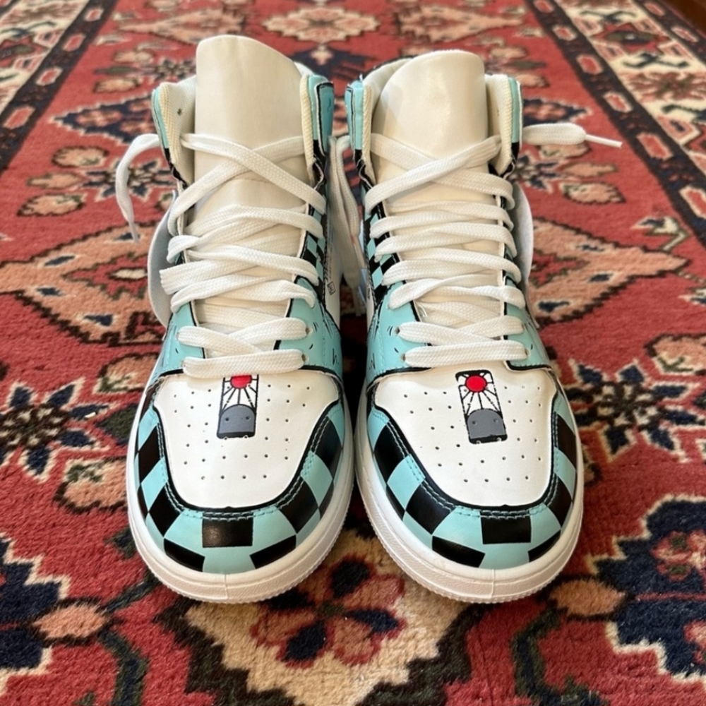 Demon Slayer custom Tanjiro High Top Sneaker